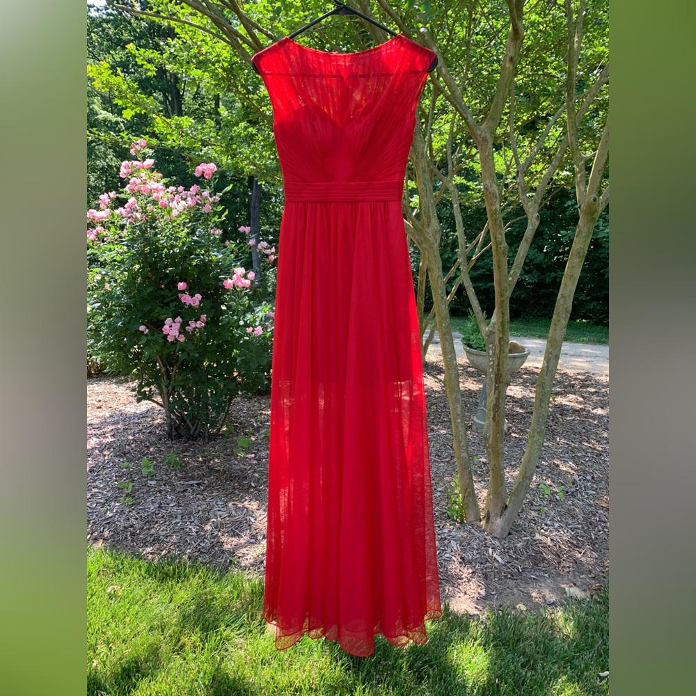 LaFemme red evening gown, fits like a 000